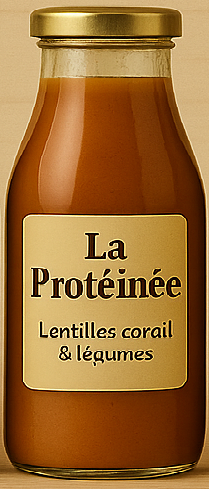 Soupe La Protéinée lentilles corail